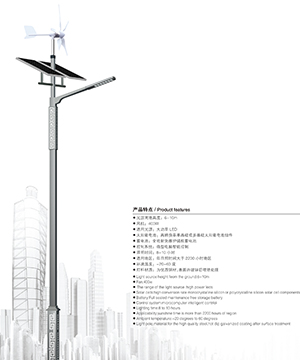 新款风光互补环保路灯