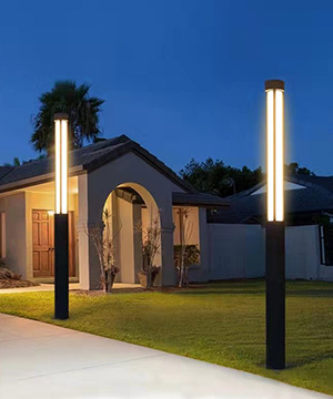 哈尔滨路边景观灯